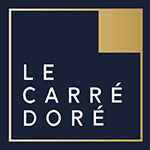 logo carré doré